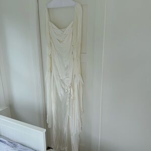 For Love And Lemons Cream Wedding Dress